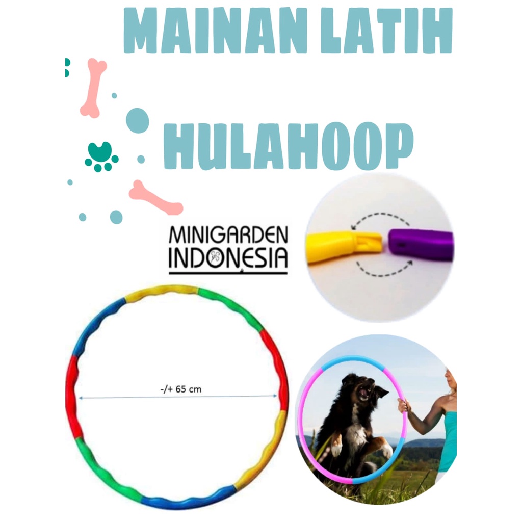 MAINAN HULAHOOP PLASTIK ALAT LATIH AGILITY HEWAN HOLAHOP HULAHUP