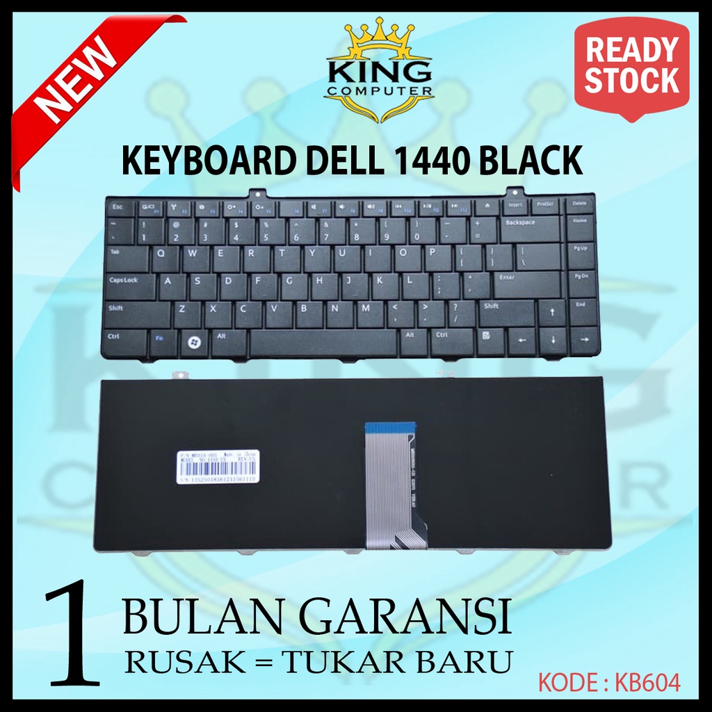 Keyboard DELL Inspiron 1440 Hitam