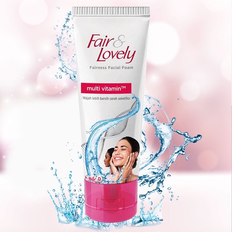 *ce* [ 50 &amp; 100 g ] fair and lovely fainess facial foam multivitamin 100 gr - sabun wajah fair and lovely 100g