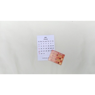 Jual Kalender card ( free sticker) | Shopee Indonesia