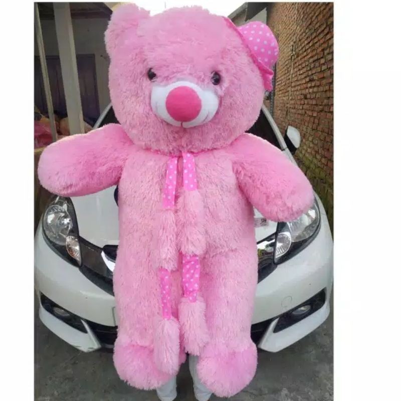 BONEKA TEDDY PINK 90 CM/ BONEKA TERMURAH TERLARIS JUMBO