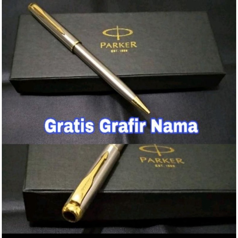 

Pulpen parker sonnet slim exclusive gratis grafir nama