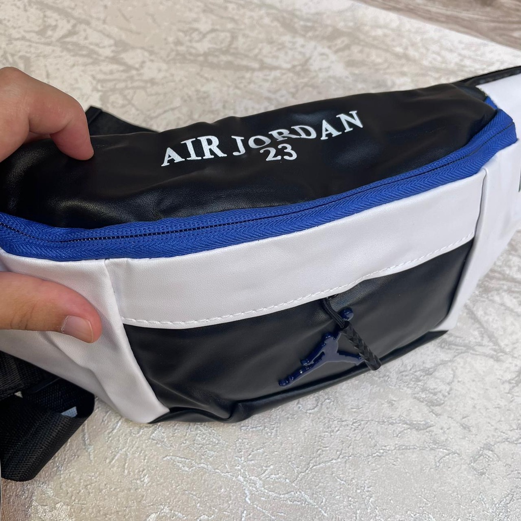 Jordan Waistbag Leather / Tas Selempang Jordan Tas Kulit Pria Wanita