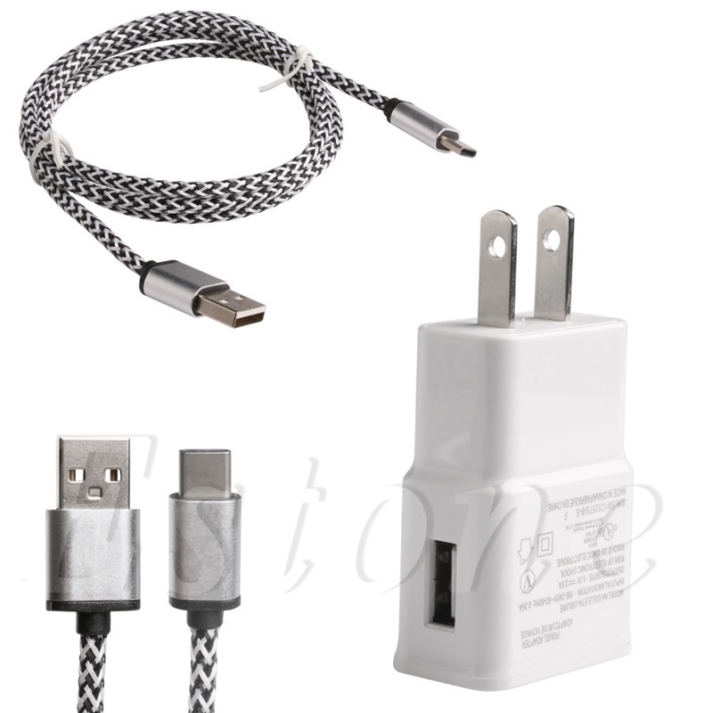 Vivi Kabel Data / Charger USB 3.1 Tipe C + Charger Dinding AC