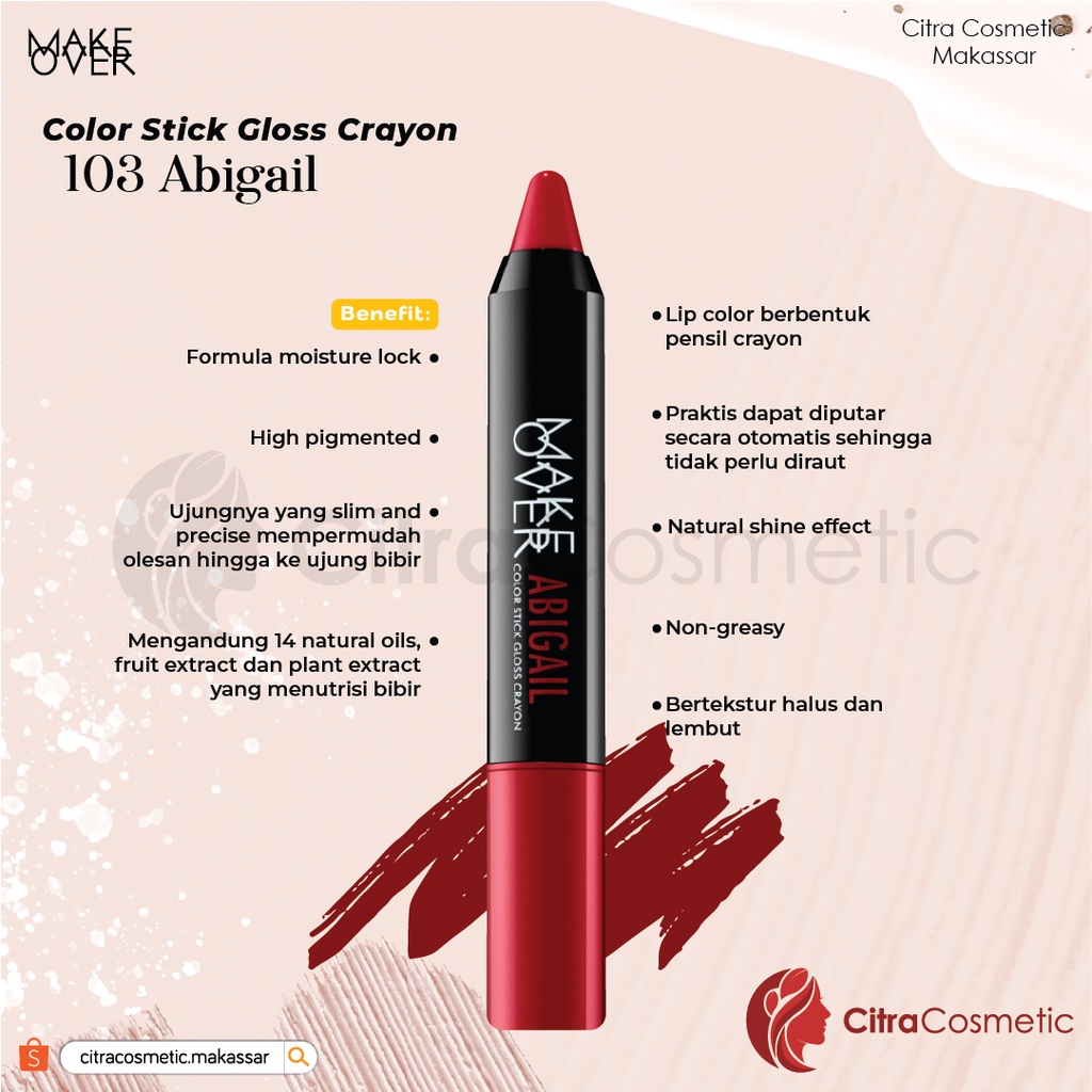 Make Over Color Stick Gloss Crayon