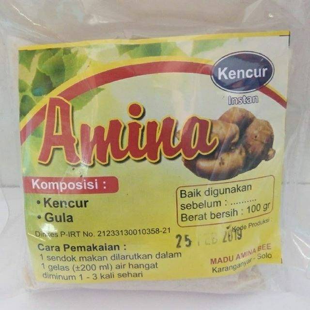 

Kencur instan amina