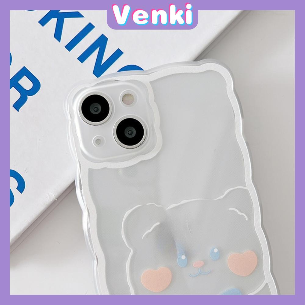 iPhone Case Silicone Soft Case Clear Case Airbag Shockproof Camera Cover Protection Cartoon Cute Bear Compatible For iPhone 11 iPhone 13 Pro Max iPhone 12 Pro Max iPhone 7 Plus