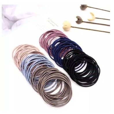 ✅COD Ikat Rambut Ponytail Korea / Karet Rambut / Kuncir Rambut Warna Warni-1