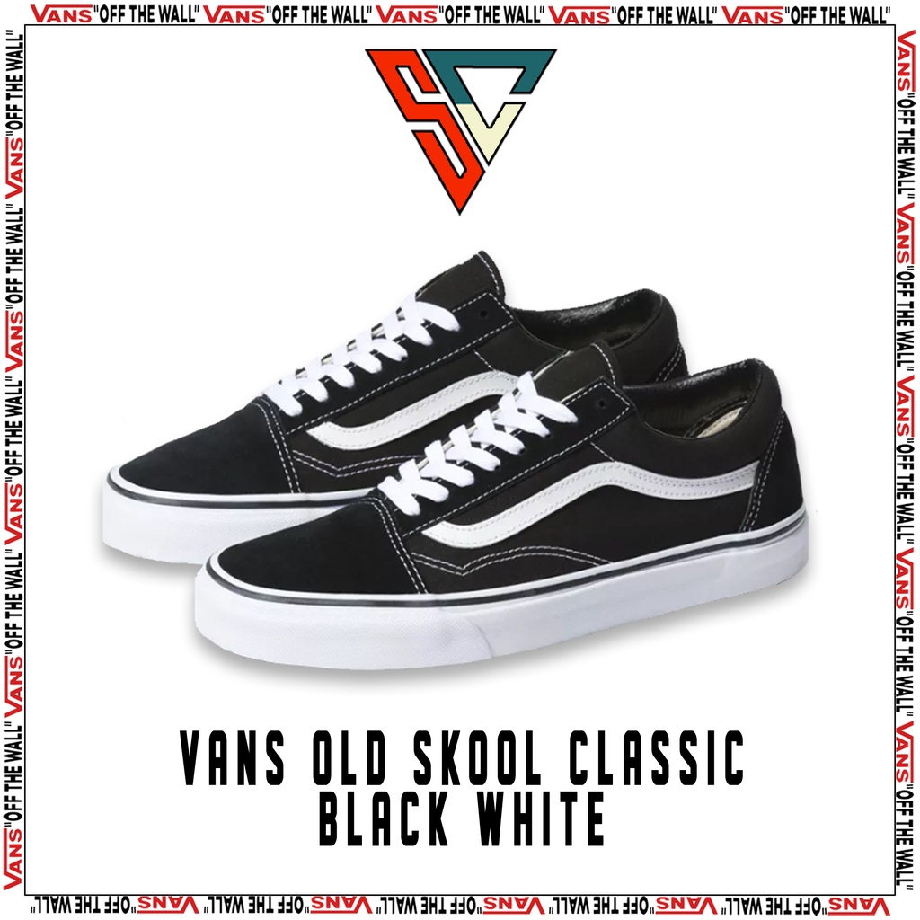 Vans Old Skool Classic Black White Original Global Market