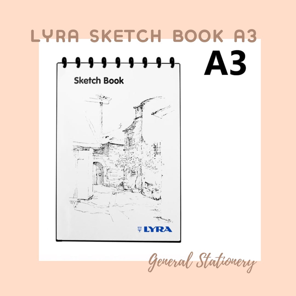 

Lyra Sketh Book / Lyra Buku Sketsa A3