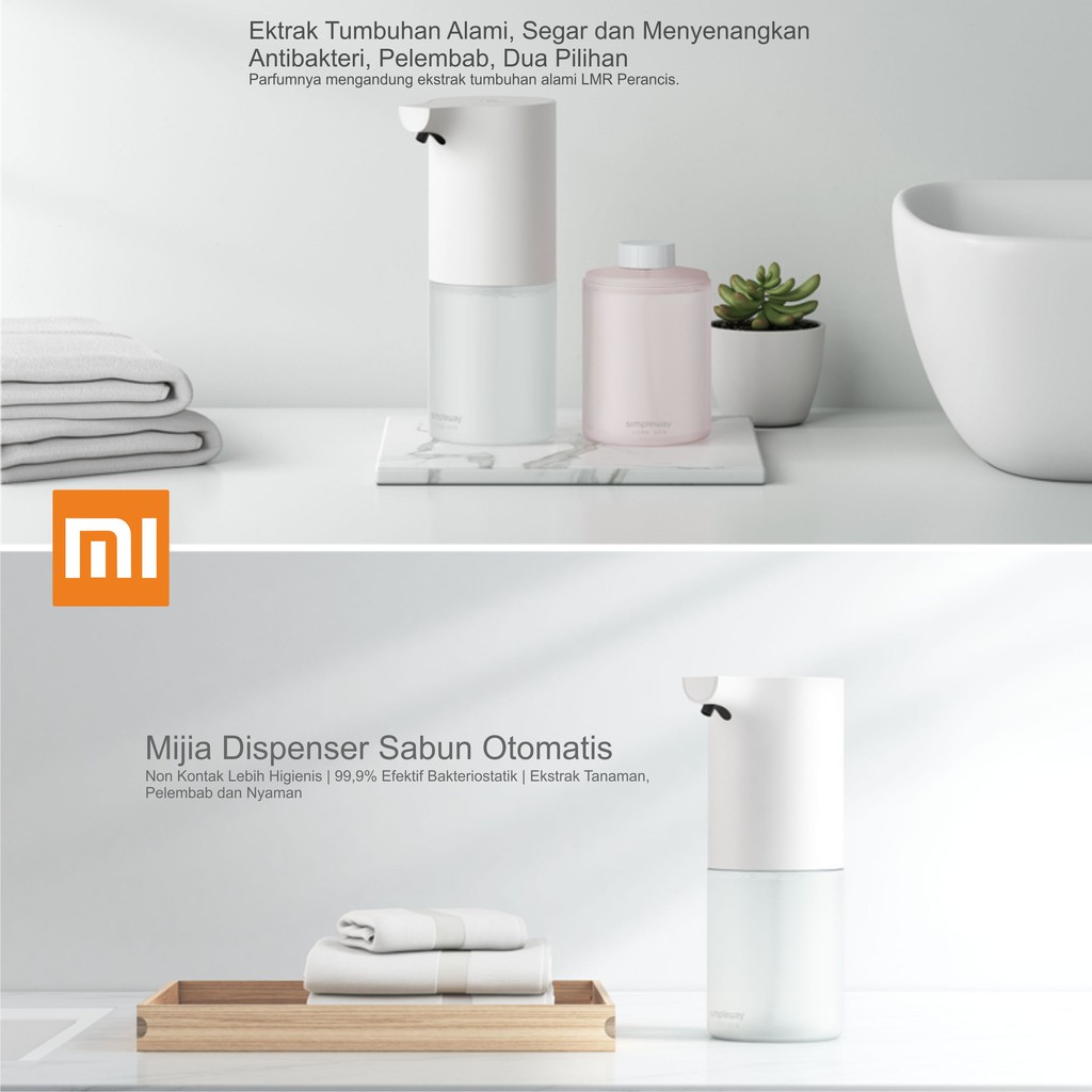 XIAOMI SOAP DISPENSER SABUN OTOMATIS XIAOMI MIJIA PENCUCI TANGAN OTOMATIS PORTABLE TEMPAT SABUN