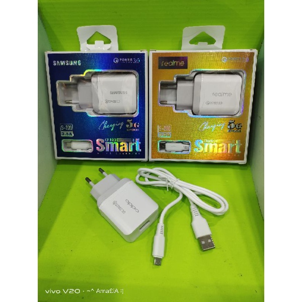 Charger branded smart 5G micro dan type C 3.5A