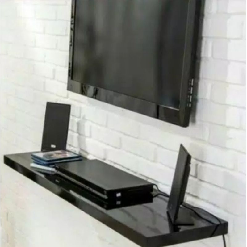 Rak tv / Rak ambalan 80X20 Cm/rak kayu/ambalan dinding/rak dinding melayang minimalis panjang