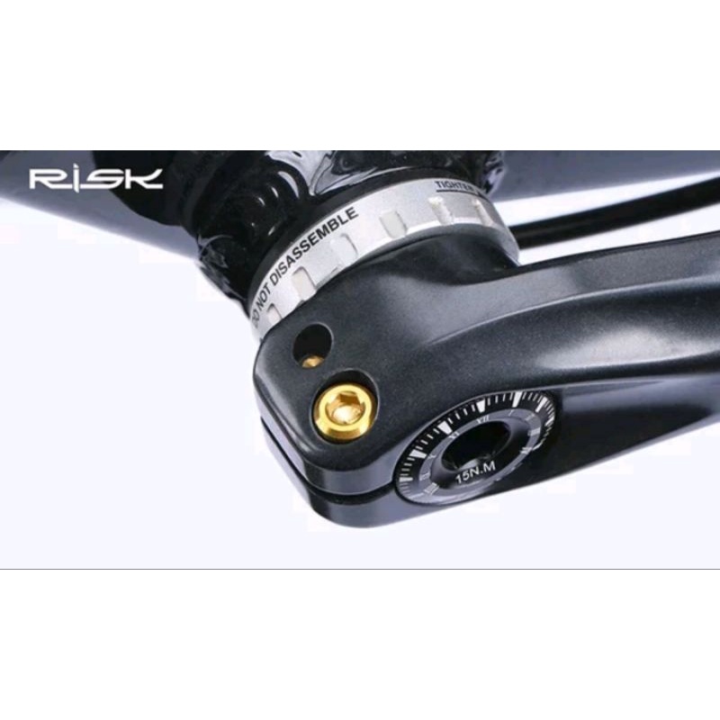 Risk Baut Titanium M6x20mm Baut Arm Crank Hollowtech HT2 Baut Crank Sepeda Lipat MTB Roadbike