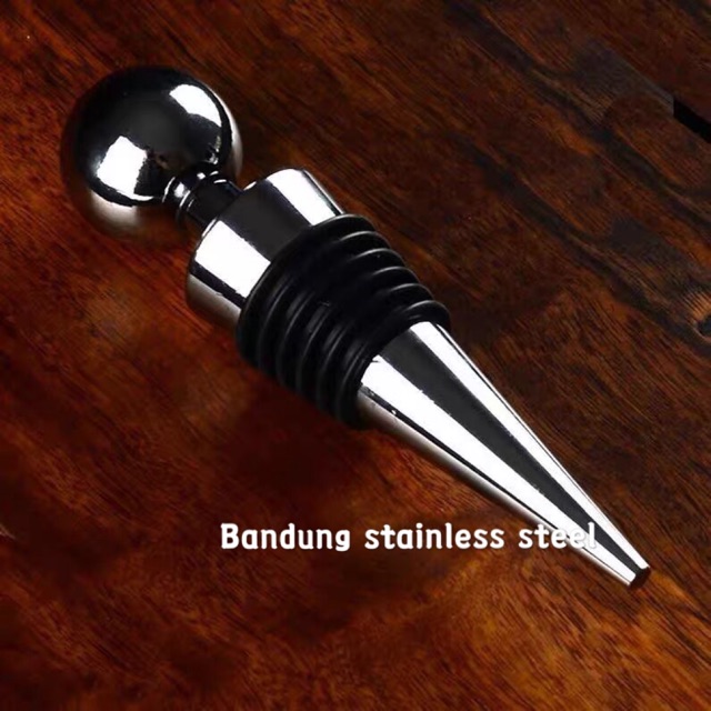 Red wine bottle stopper tutup botol wine whiskey wine cap stainless