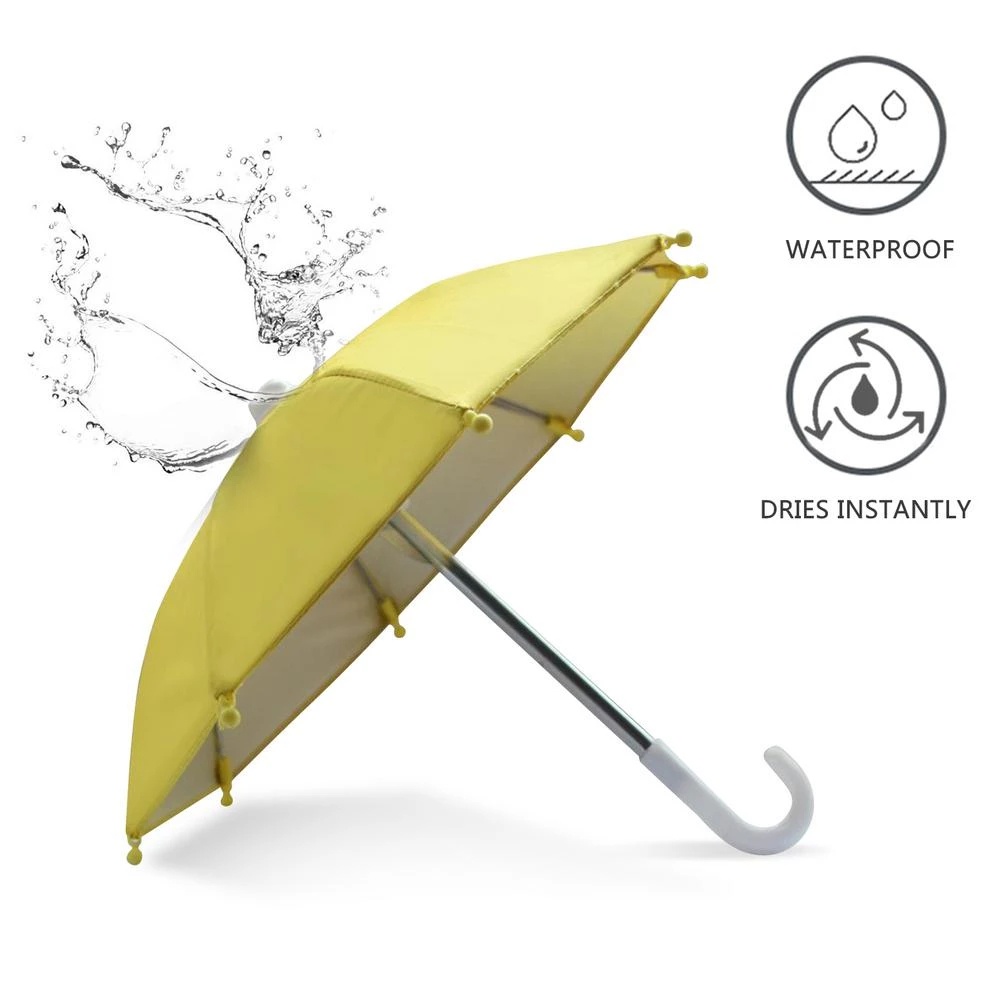 Bicycle Phone Holder Mini Parasol Sunshade Umbrella /  Polyester Mobile Automatic Umbrella / Cycling Cute Decoration Accessories