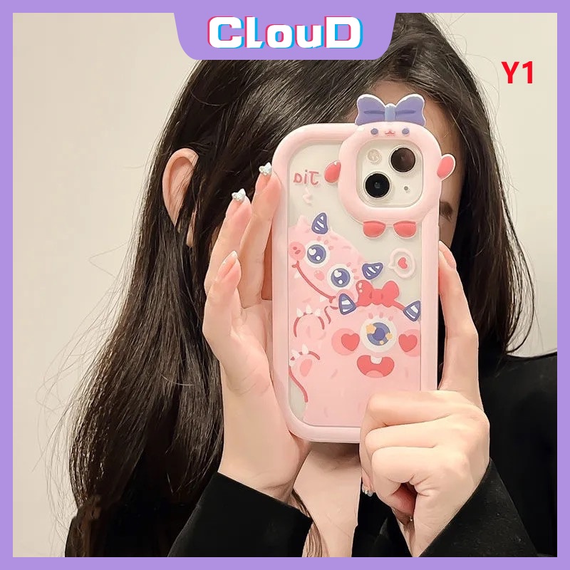 Soft Case TPU Motif Monster 3D Untuk IPhone 11 13 12 Pro MAX 6 6S 7 8 Plus XR X XS MAX SE 2020