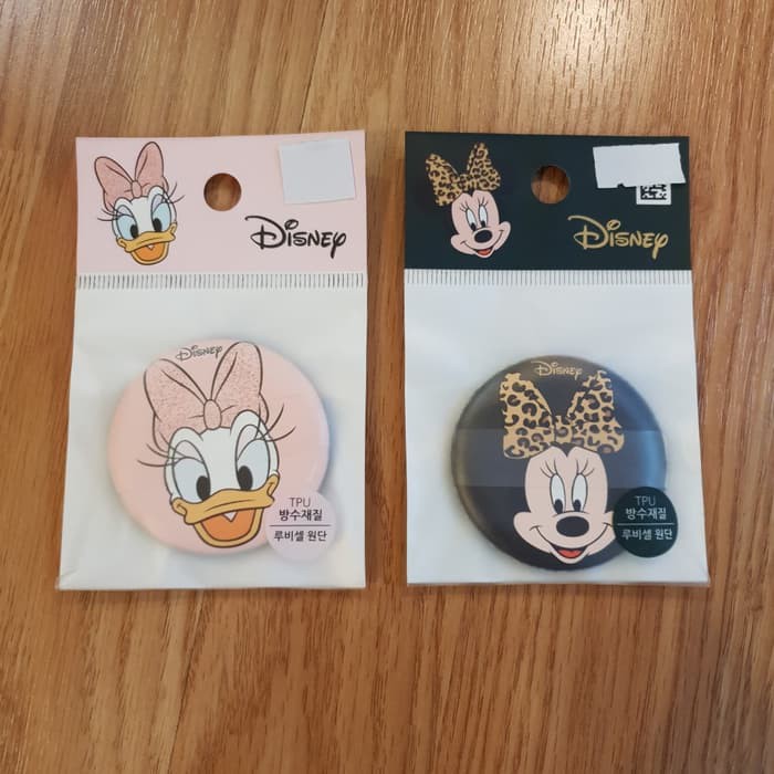 Disney Daisy Duck / Minnie Mouse Air Puff Cushion Puff Made In Korea Disney Original Official