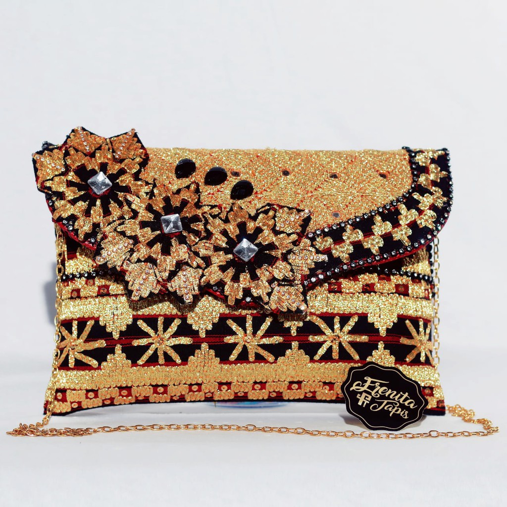 [BISA COD] Clutch Tapis Matakibau Lampung