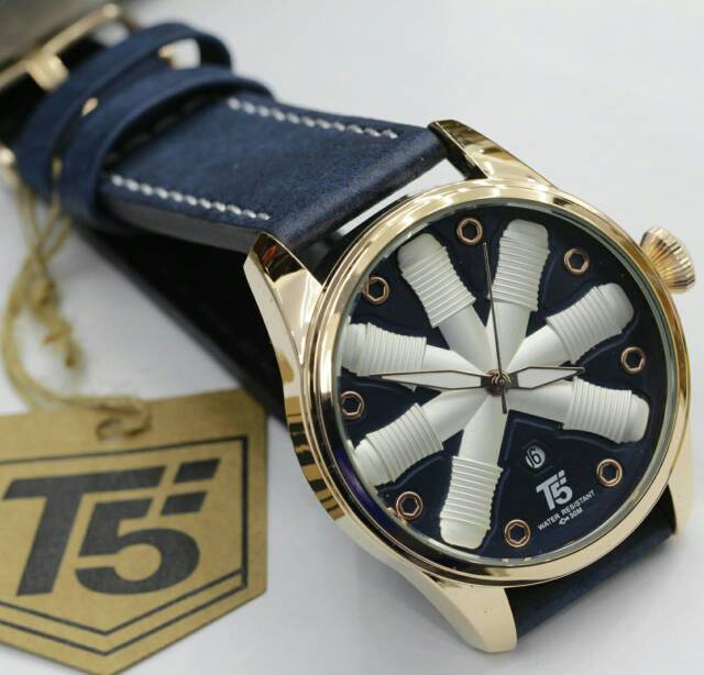 [COD] Jam tangan pria T5 H3632 original tahan air