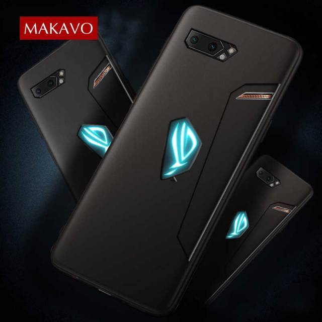 CASE SESUAI UNTUK ASUS PHONE ROG 2 SOFTCASE BLACK MATTE MACARON CASING DOFF BACK COVER