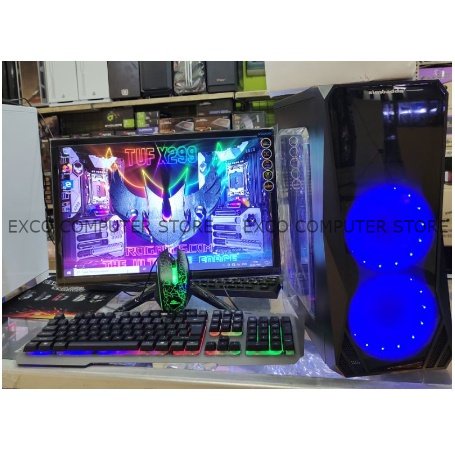 komputer gaming full set murah gaming, editing, bisa gta v, pes 2025, valorant, genshin impact dll.