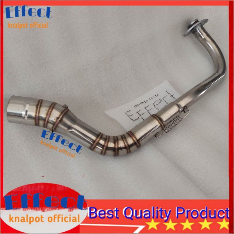 pipa leher knalpot vario 125 150 new led kolong leheran vario 150 old inlet 50full stainless
