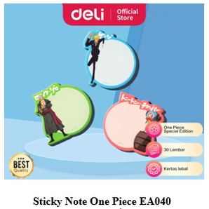 

Deli Sticky Notes EA040 / Memo Pad Edisi One Piece 30Lmbr Kertas Tebal