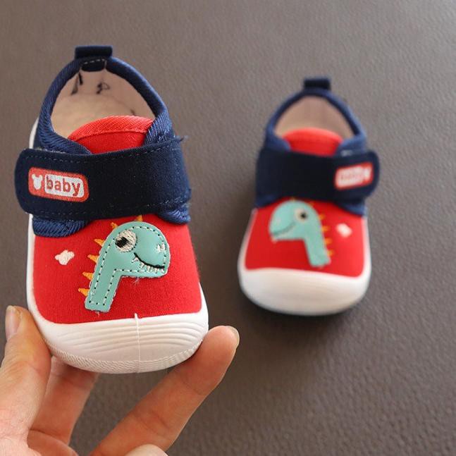 SPK51 SEPATU BAYI ANAK SHOES  PEREKAT CIT-CIT DINO