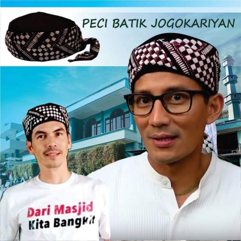 PECI BATIK JOGOKARIYAN KOPIAH KHAS ARTIS SONGKOK BATIK KOPYAH