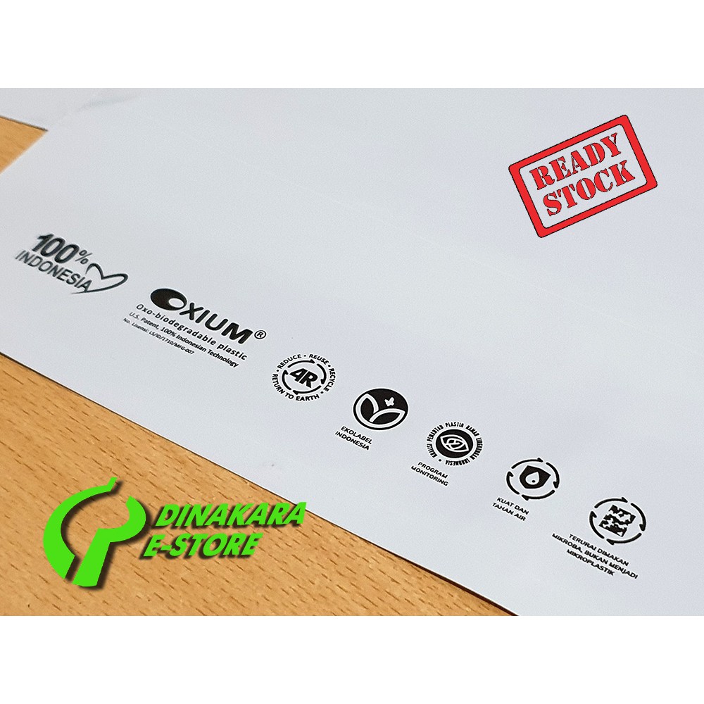 

RB Polymailer ramah lingkungan 17x30 - Putih premium (isi +/- 100 pcs)