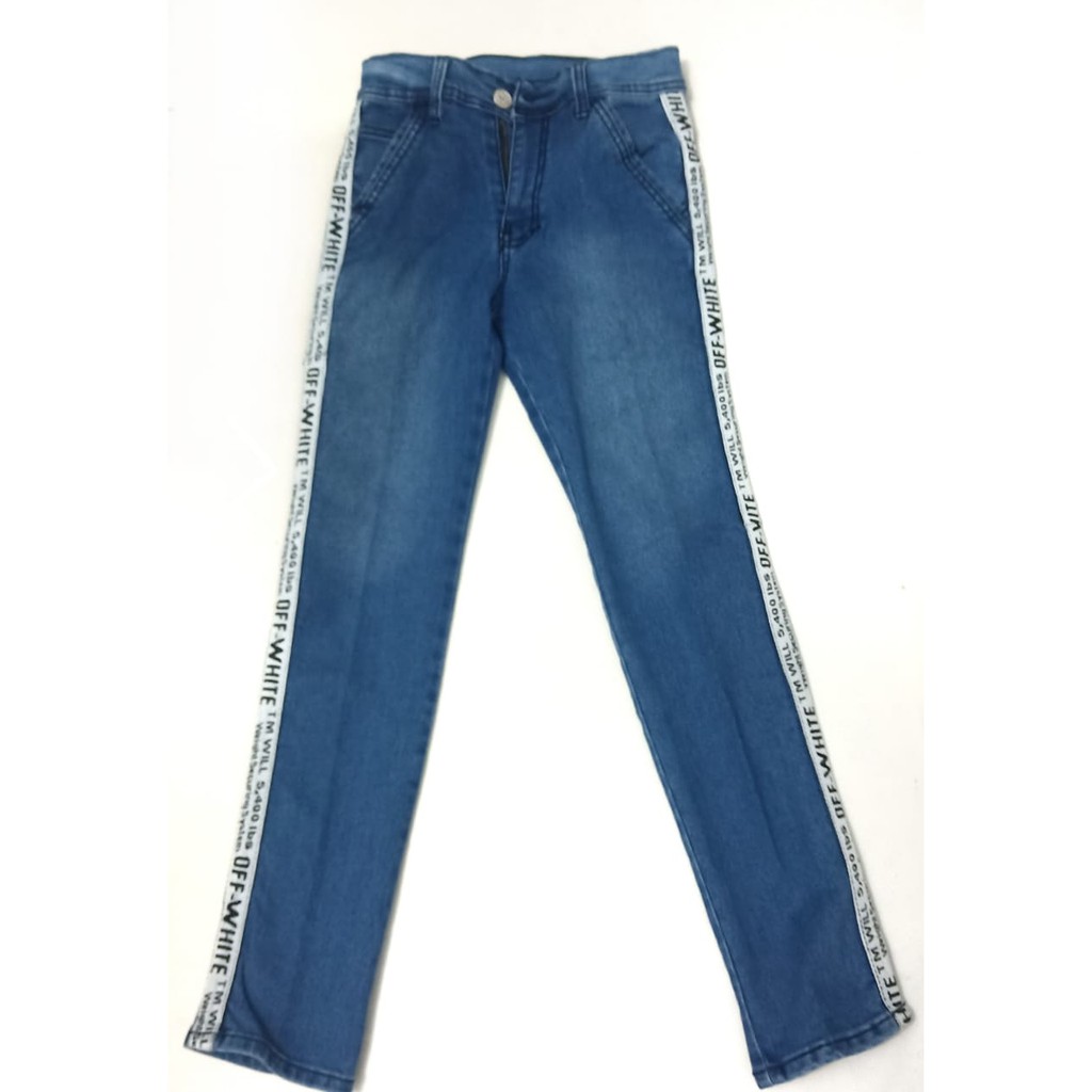 Celana Jeans Anak List Samping