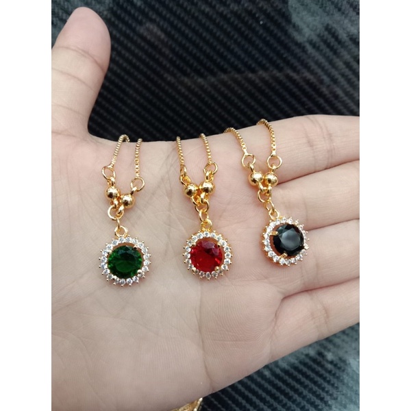 kalung wanita pernata//perhiasan //kalung lapis emas