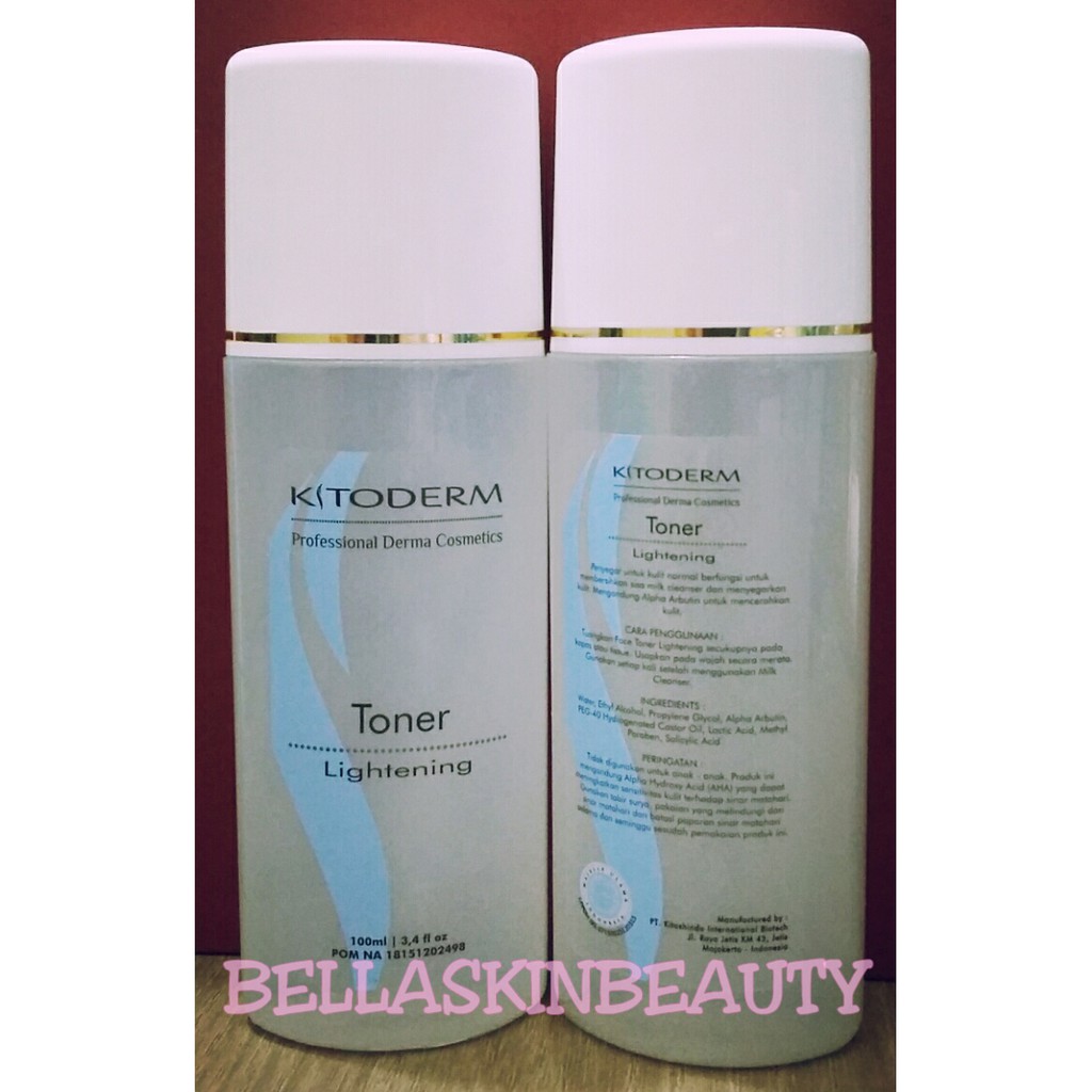 KITODERM TONER LIGHTENING  | TONER PENCERAH WAJAH BPOM