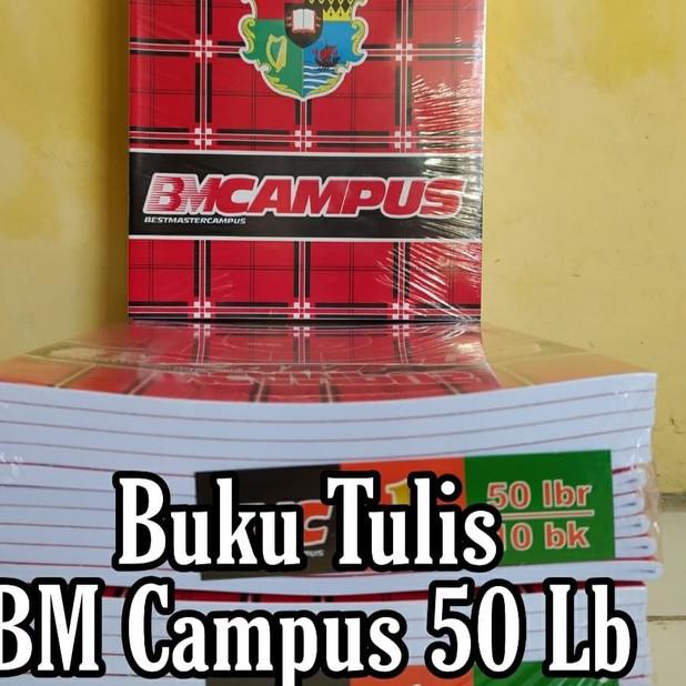 

Limited - 10 pcs BUKU Tulis BOSS 50 lembar Buku CAMPUS sekolah Buku garis BOXY 팝