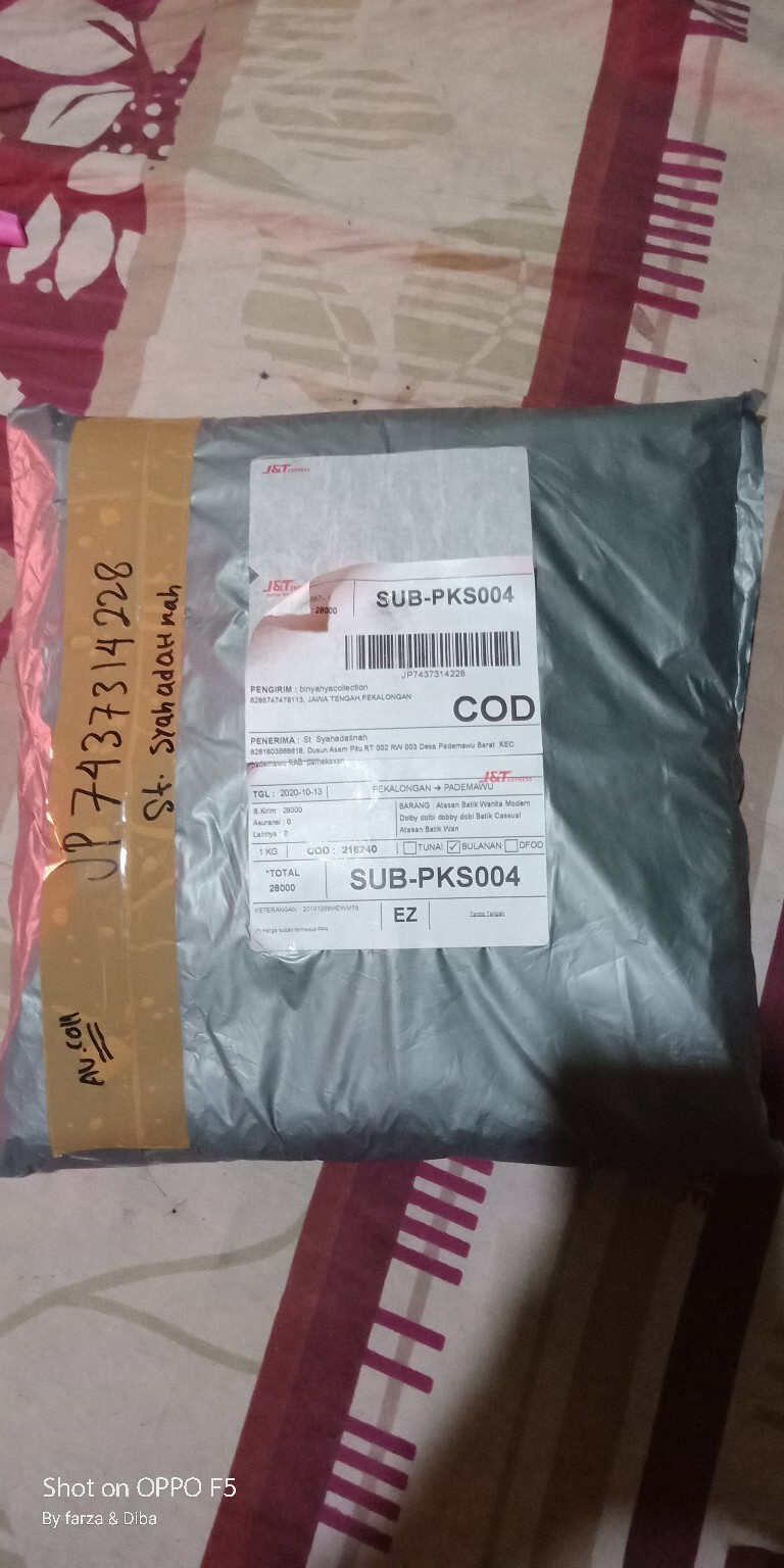 Atasan Batik Wanita Modern Dolby Dolbi Dobby Dobi Batik Cassual Atasan Batik Wanita