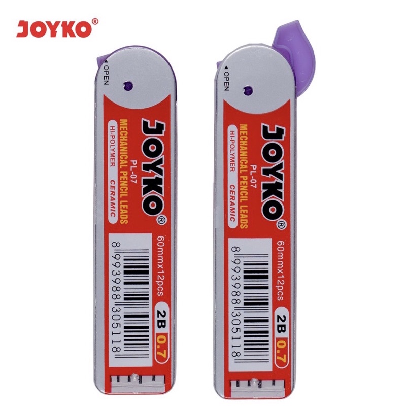 

ISI MECHANICAL PENSIL LEAD MEREK JOYKO / ISI PENSIL MEKANIK MEREK JOYKO PL-07 UKURAN 0,7mm