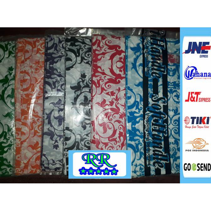 

Shopping Bag 20 X 30 Cm @ 100 Lbr Kantong Baju Soft Handle Oval Batik