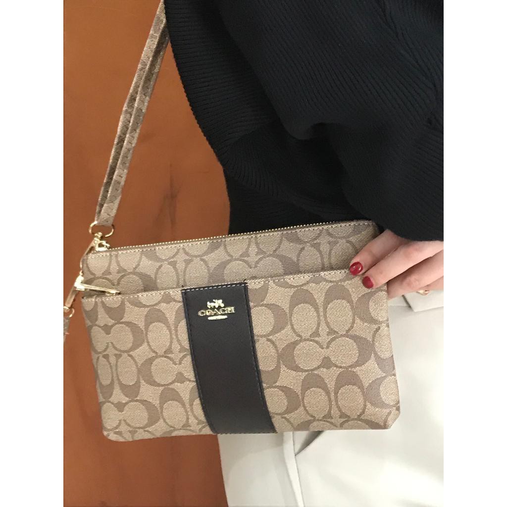 HandBag Coach Carry All C-303 DEN  CLUTCH WANITA CLUTCH PESTA CLUTCH IMPORT