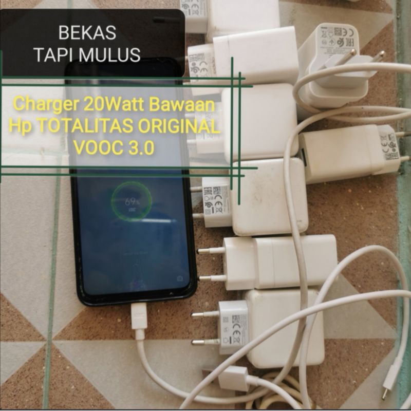 Charger Oppo f11 / f11 pro Bekas Copotan Original 1000%