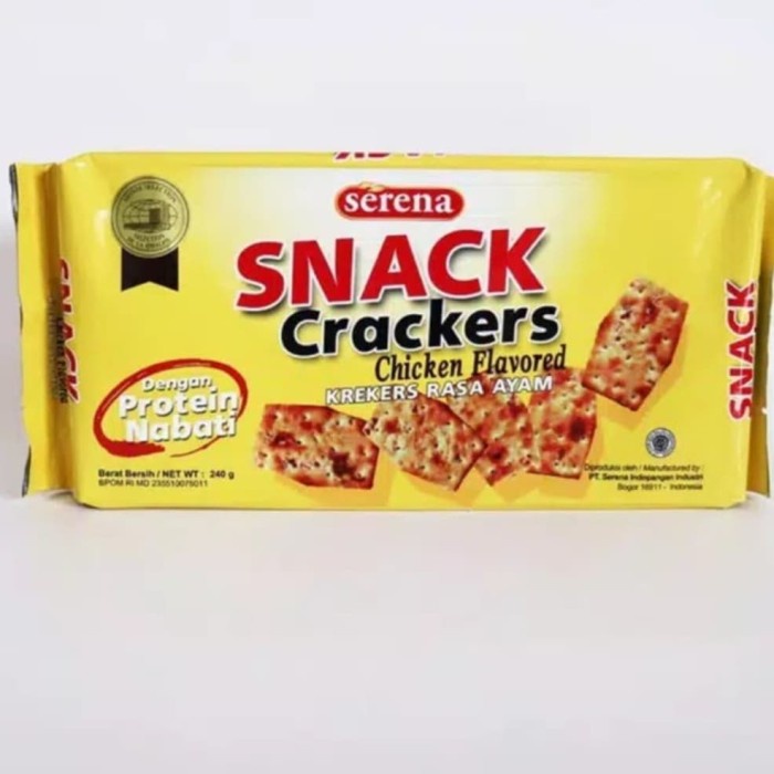 

504Omekho Serena Snack Crackers Chicken Flavored / Biskuit Rasa Ayam 240Gr Jy60Jhh