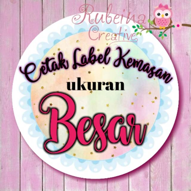 

Cetak Label Kemasan Bulat diameter 10CM