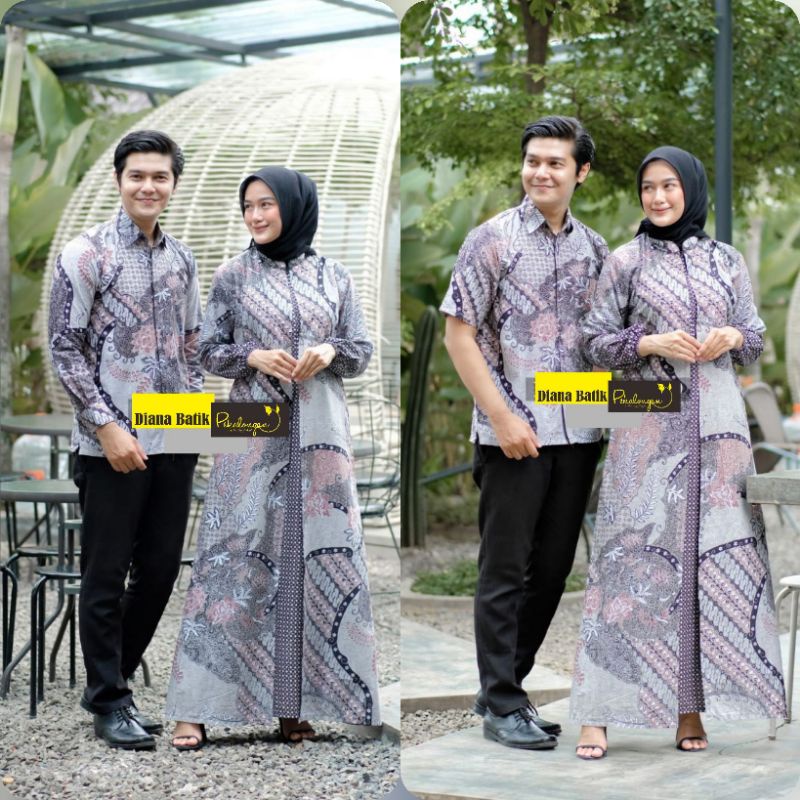 Baju Batik Coupel Keluarga Terbaru Terlaris Bahan Katun M L XL Jumbo