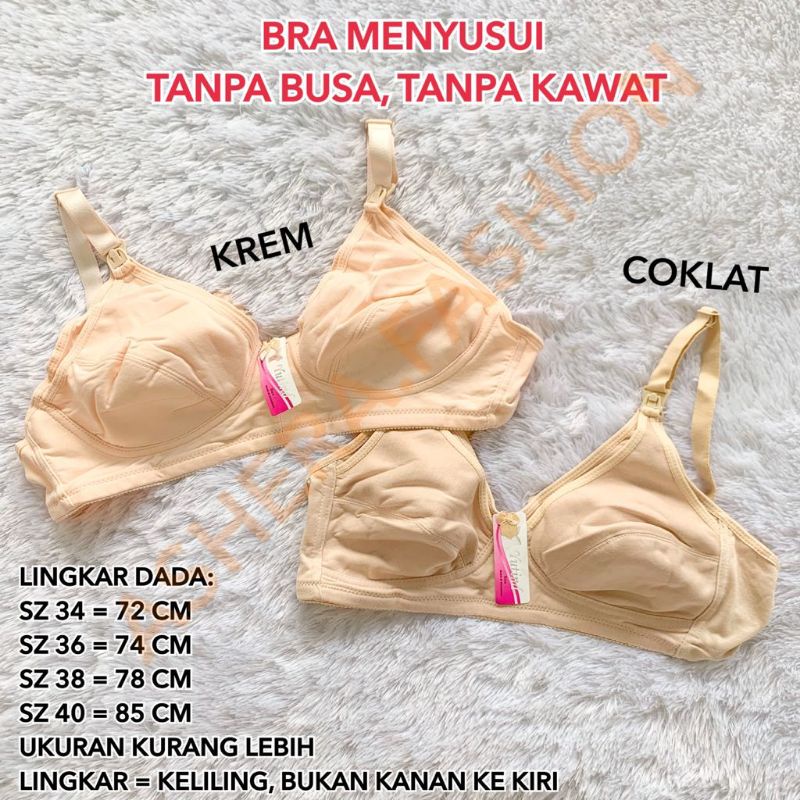 BRA MENYUSUI YUTIND F007 F008 BH NETEK TANPA BUSA KAWAT BAHAN LEMBUT HALUS MURAH GROSIR GROSIRAN