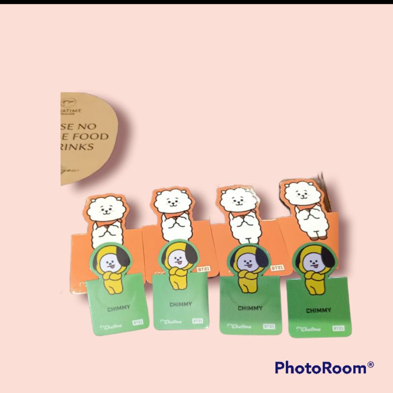 BT21 magnet chatime
