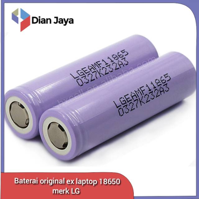 BATERAI ORIGINAL EX LAPTOP 18650 MERK LG