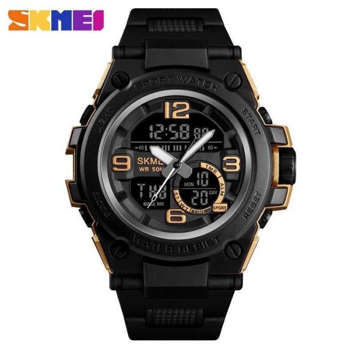 SKMEI Jam Tangan Analog Digital Pria - 1452 - Gold