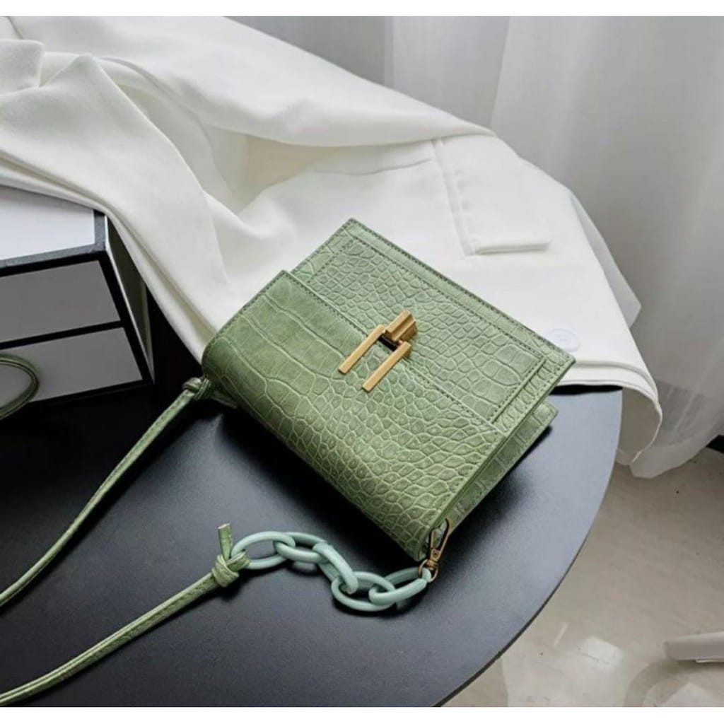 Sling bag wanita / Tas selempang Monica V Croco FB79