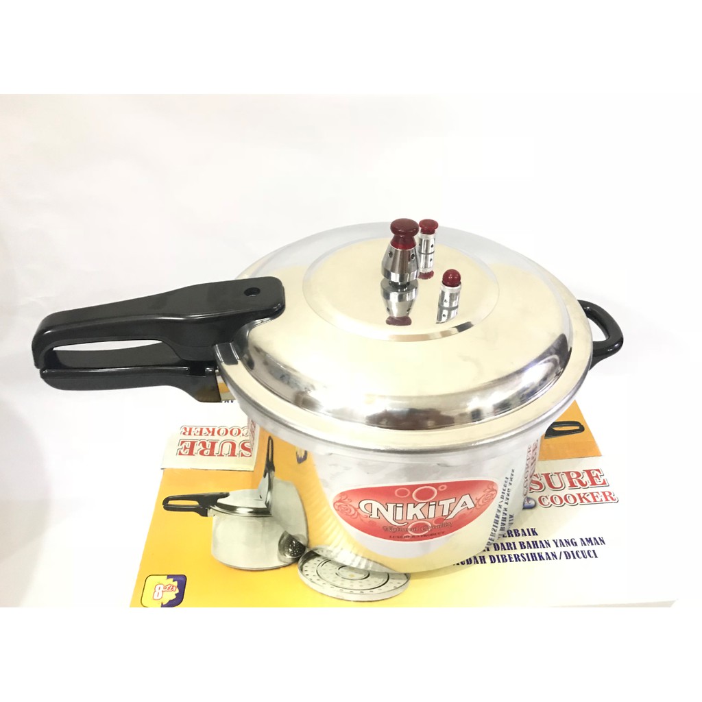 Panci Presto / Pressure Cooker Nikita Kapasitas 8 Liter