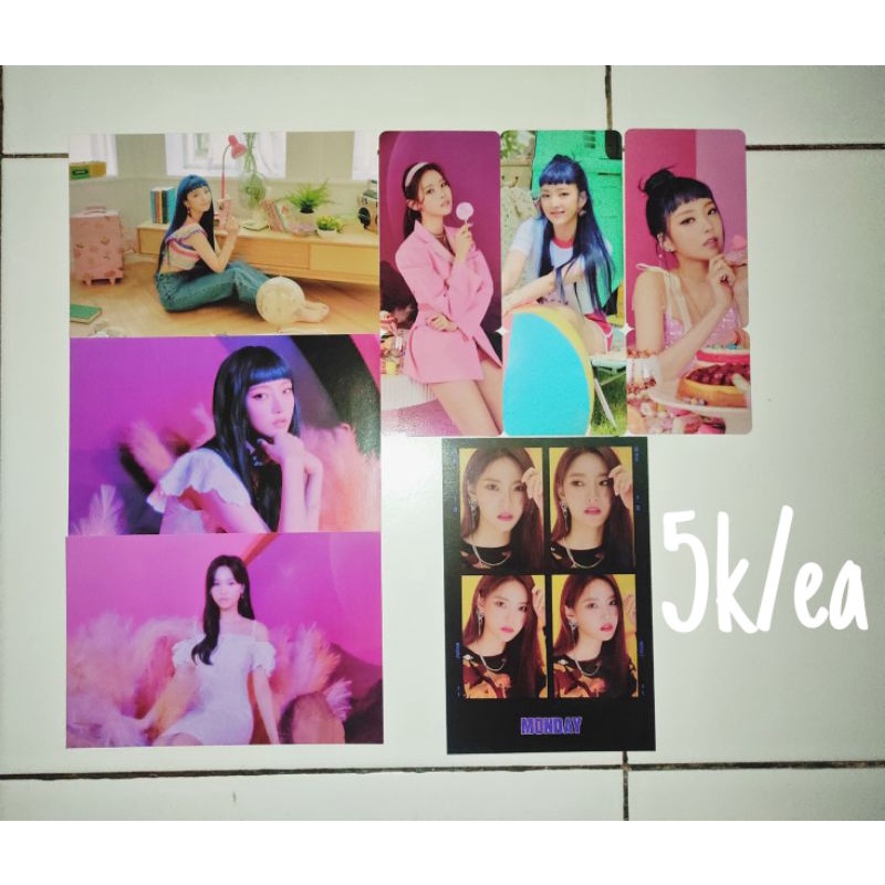 inclusion official weeekly soeun jihan monday play game holiday pgh we play up printed photo ticket 